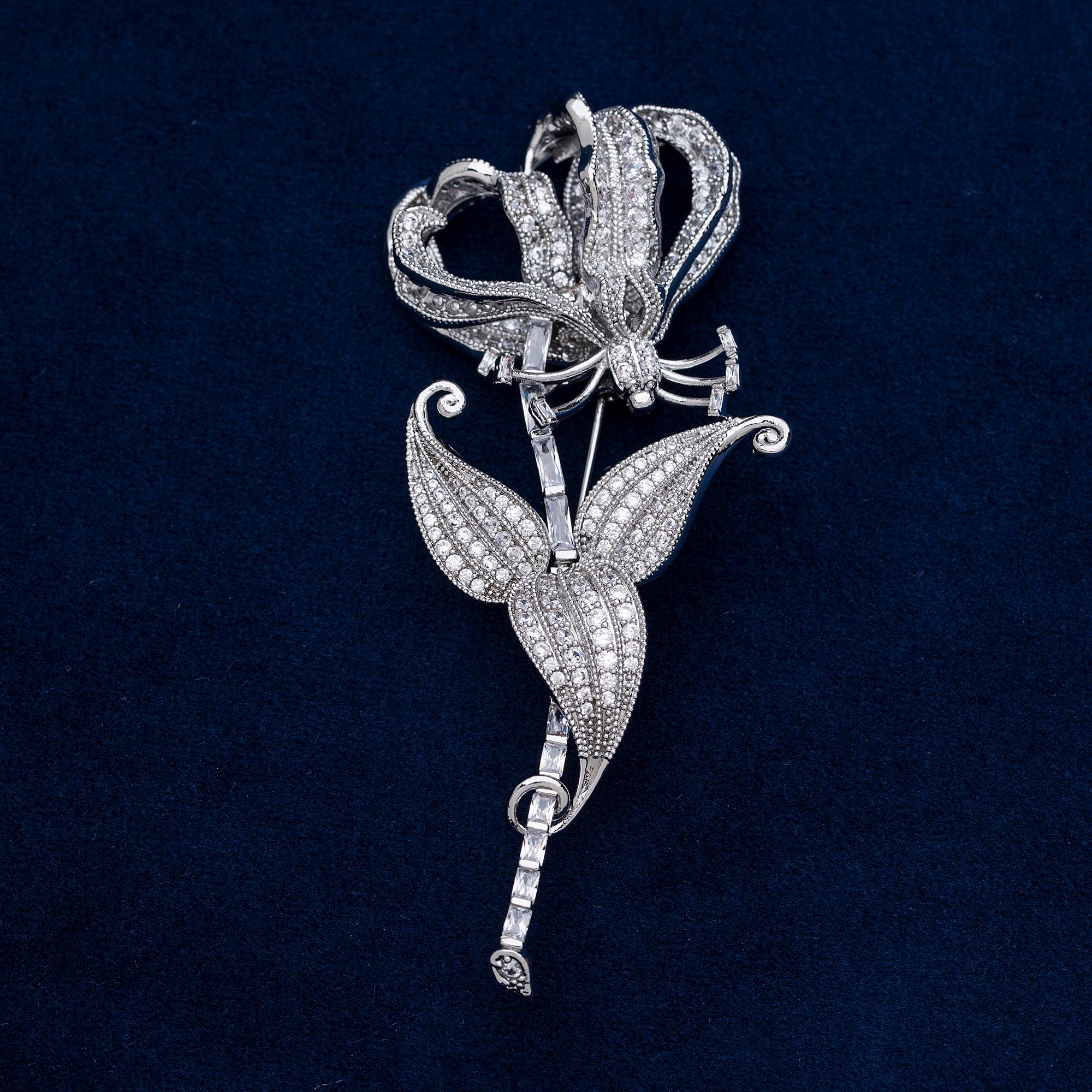 【れもん】Llife BOTTON BROOCH Flame Lily Brooch Reproduction, Queen Elizabeth 11, National