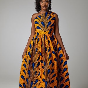 Kitenge long top dresses designs