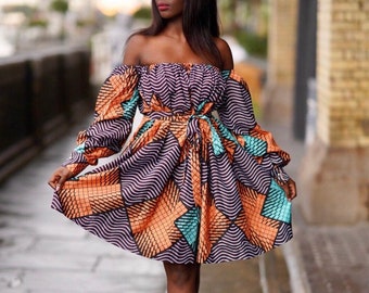 kitenge round dresses