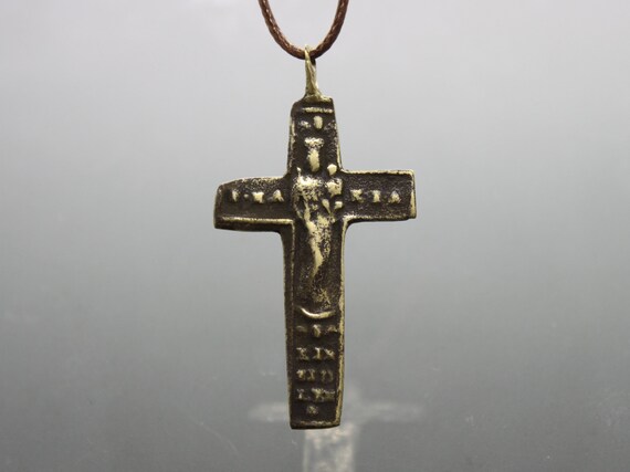 Ancient Medieval cross / Medieval artifact / Middl