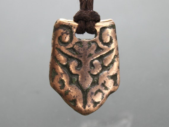 Ancient Medieval VikingBorre style pendant / Norse