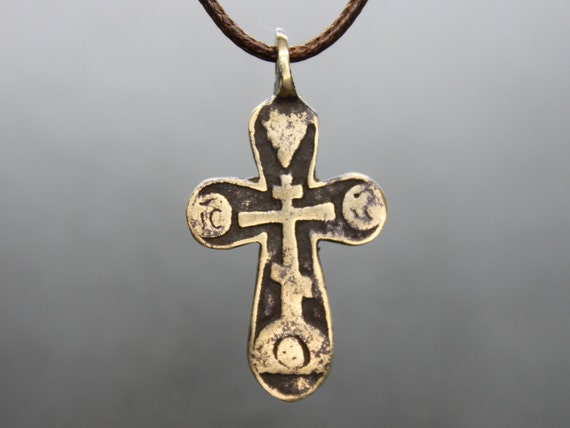 Ancient Medieval cross / Medieval artifact / Middl