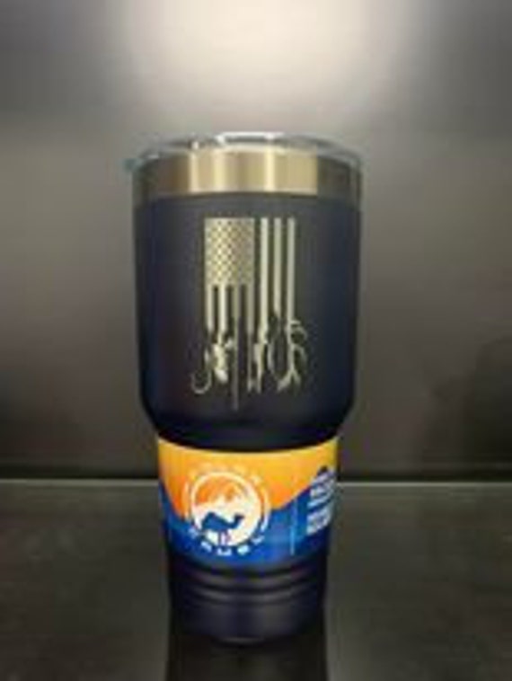 Hunting/fishing Flag Cup, Outdoors Flag Personalized Tumbler, Insulated  Tumbler, Engraved Cup, Custom Tumbler Cup, 30oz, Flag, Mens Cup 