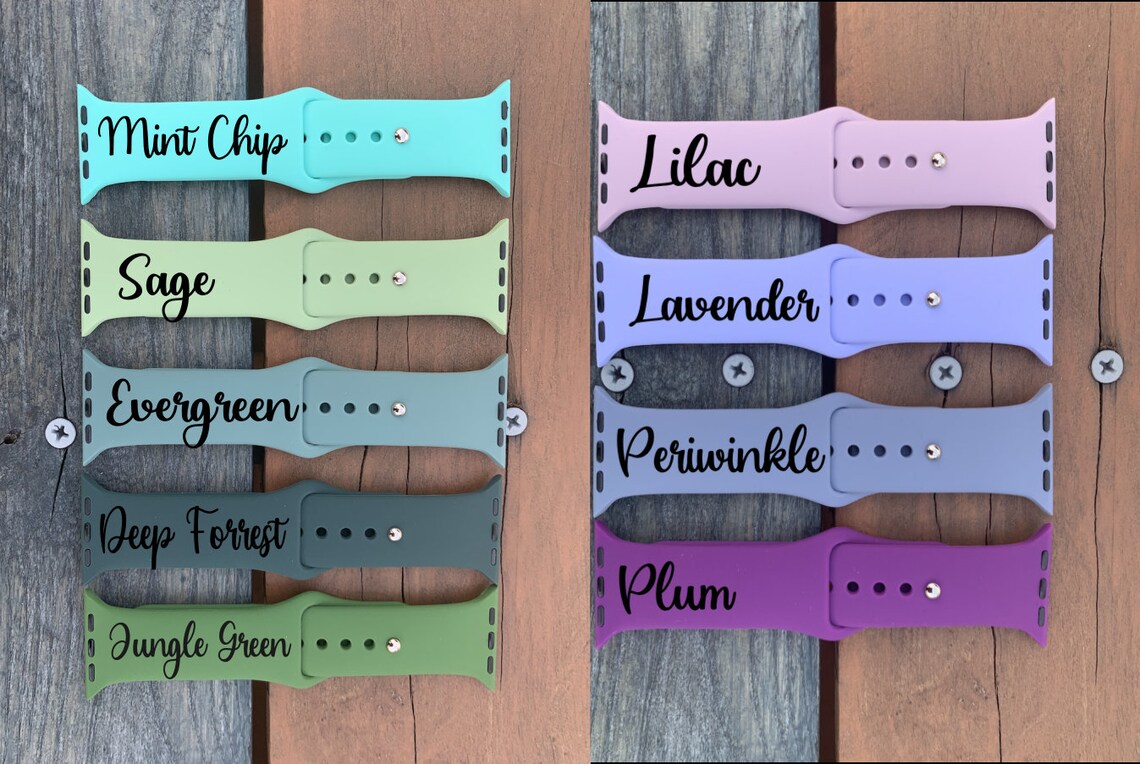 Silicone Watch Band Engravable Additional cost Laser Etsy