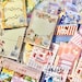 50 pc cute aesthetic mystery sticker and single memo sheets korean and japanese grab bag
