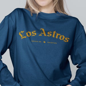 Los Astros Long Sleeve Shirt, Astros Shirt, Houston Shirt, Baseball Tee, Texas Shirt, Houston Baseball, Baseball Retro, HTX, HOU Tee, H-Town