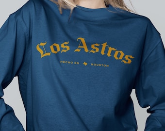 Los Astros Long Sleeve Shirt, Astros Shirt, Houston Shirt, Baseball Tee, Texas Shirt, Houston Baseball, Baseball Retro, HTX, HOU Tee, H-Town