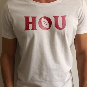 Houston Football Shirt, HOU Tee, HTX, Houston Texans, Houston Roughnecks, Houston Texas Tee Shirt, H-Town Shirt