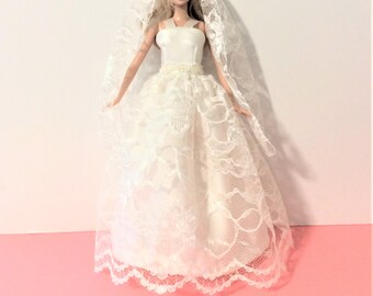 barbie style wedding dresses