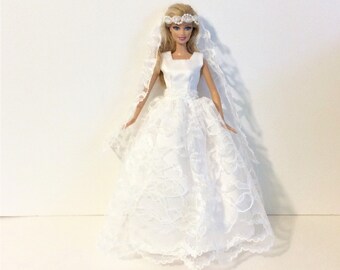 barbie style wedding dresses