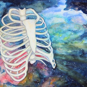 Stellar Ribcage Art Print