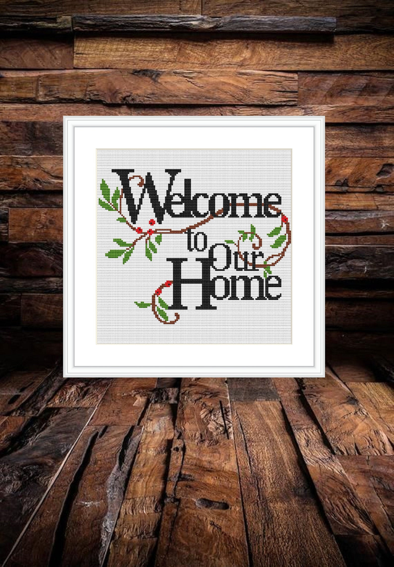 Welcome to our Home Cross Stitch Patterns easy counted cross | Etsy