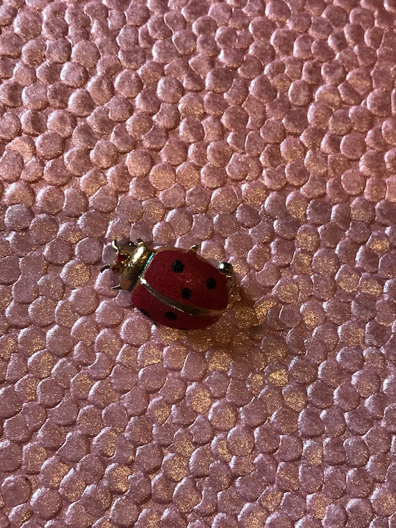 Vintage Ladybug Brooch Pin