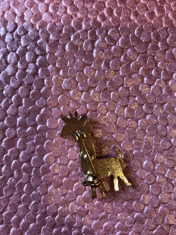 Vintage 1960s Mini Giraffe Pin - image 3