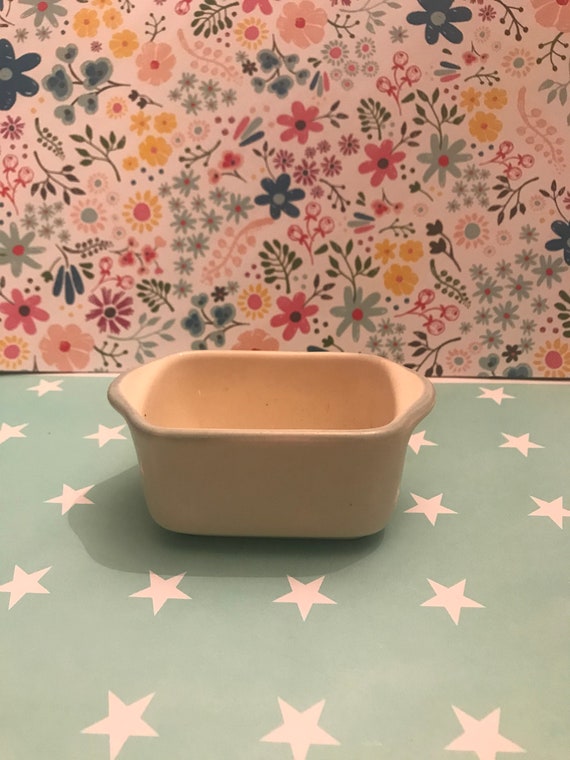 Vintage Mini Ceramic Tea Packet Holder Etsy