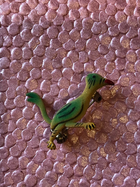 Vintage 1960s Mini Roadrunner Bird Pin - image 2