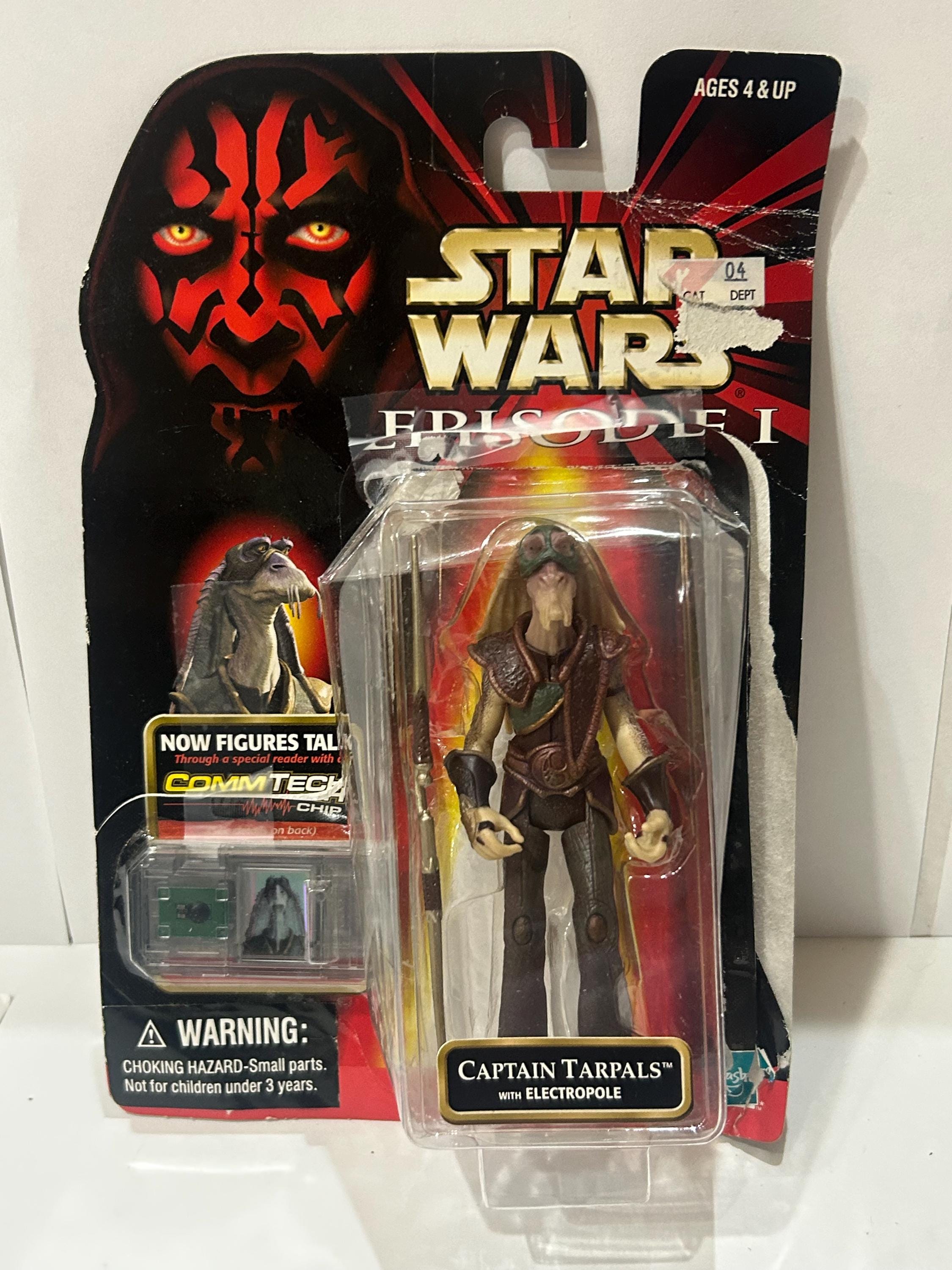 Vintage 1998 Star Wars Episode 1 Captain Tarpals Action Figure - Etsy