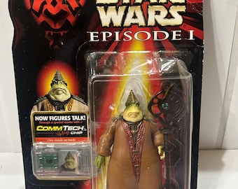 Vintage 1998 Star Wars Episode 1 Boss Nass Action Figure