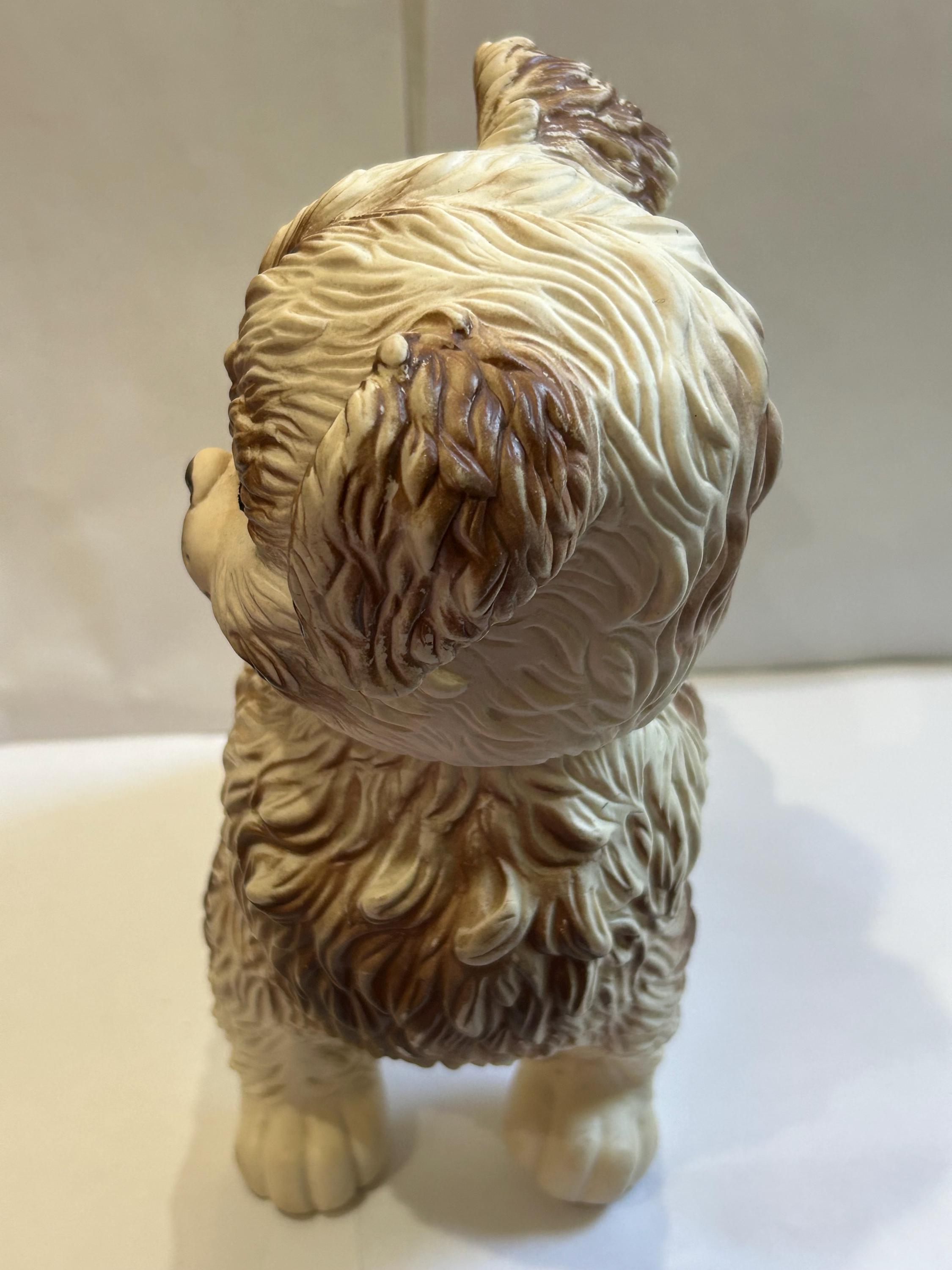 Vintage Edward Mobley Rubber 1960's Dog Squeaks Eyes Open & Close