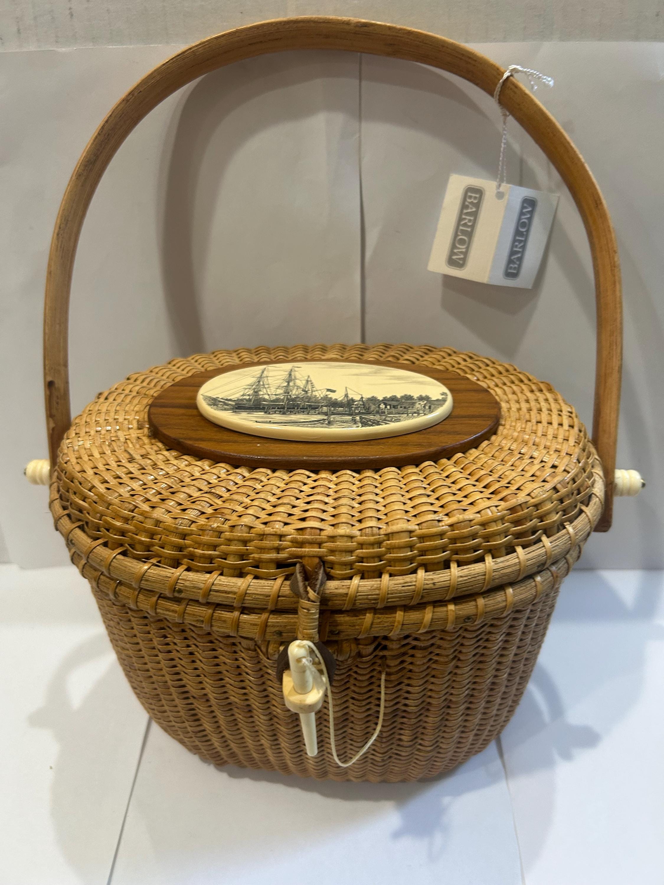 ナンタケットバスケット Vintage Nantucket Basket - メルカリ