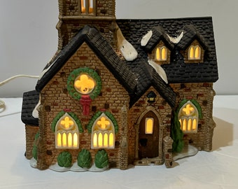 Dept 56 Christmas Village Knottinghill Church - Etsy