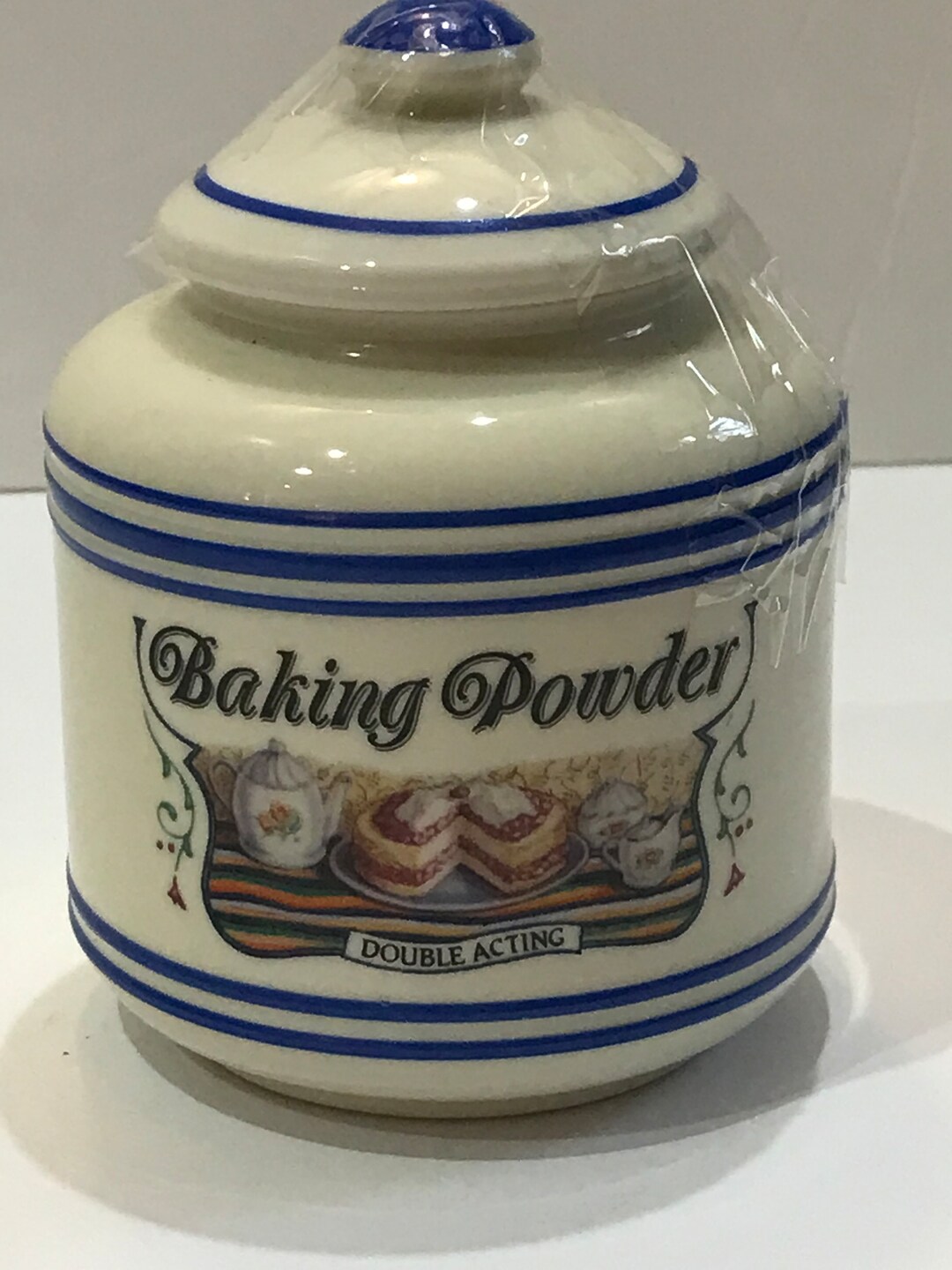 Lenox Vintage Canister Baking Powder Etsy