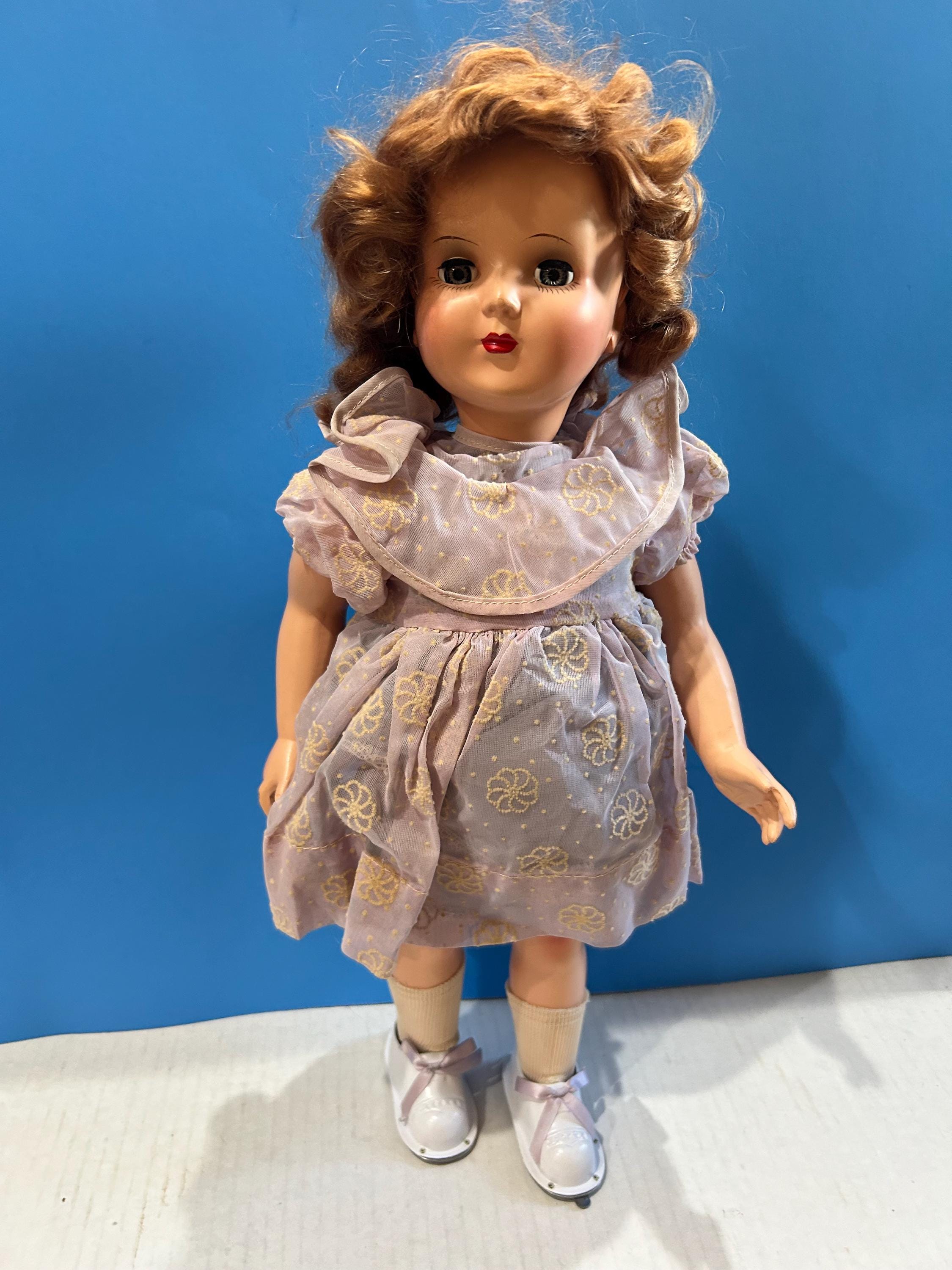 洋書 Victorian Doll Secrets Dollhouse Victorian Girl Doll Curly Hair Porcelain Poseable