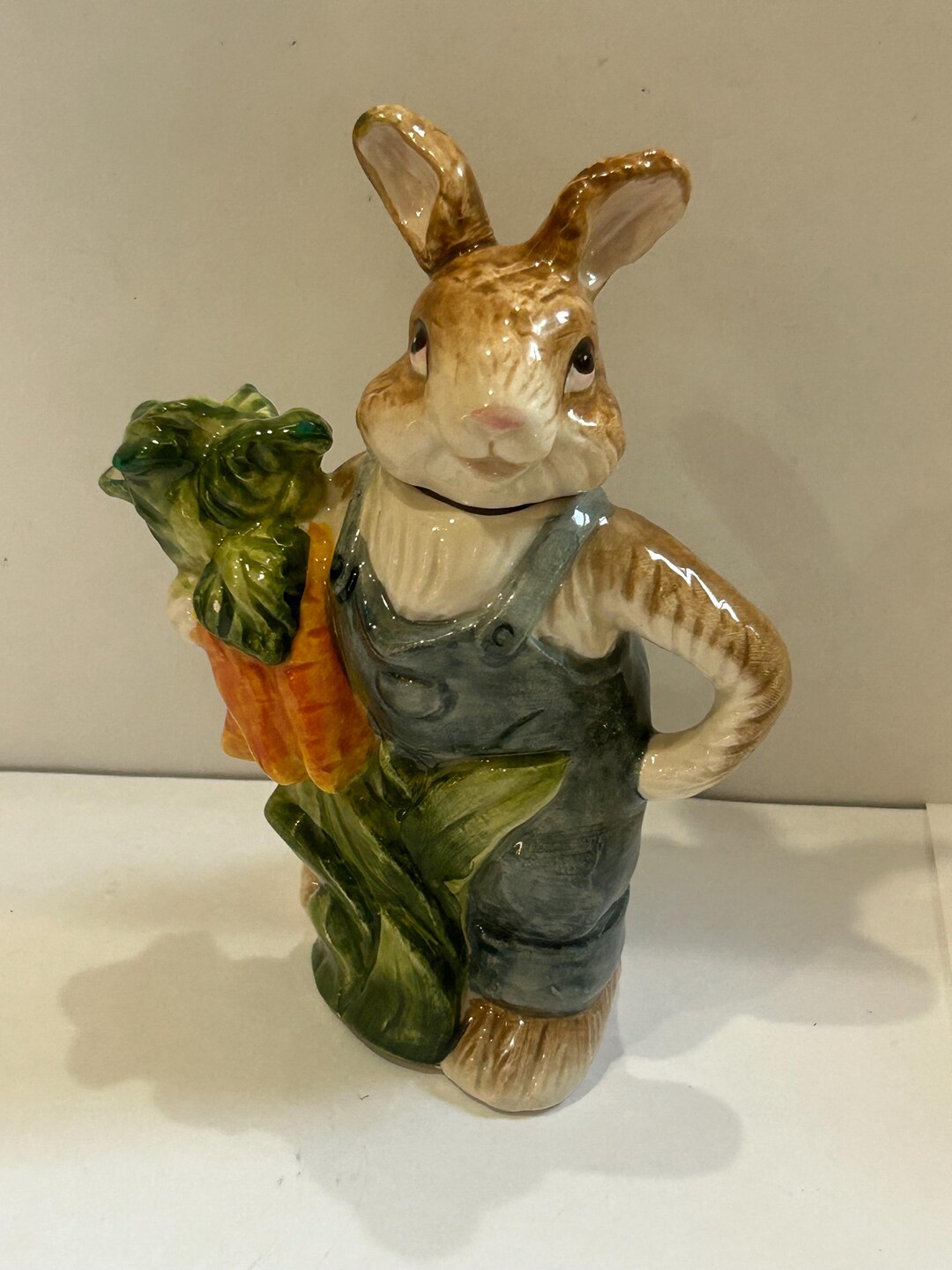 Vintage Ceramic Mini Bunny Rabbit Pitcher Easter Decor - Etsy