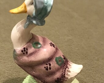 Beatrix Potter Jemima Puddleduck Duck Beswick England Vintage
