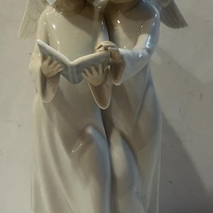 Vintage Nao Angels with Book by Lladro Figurine