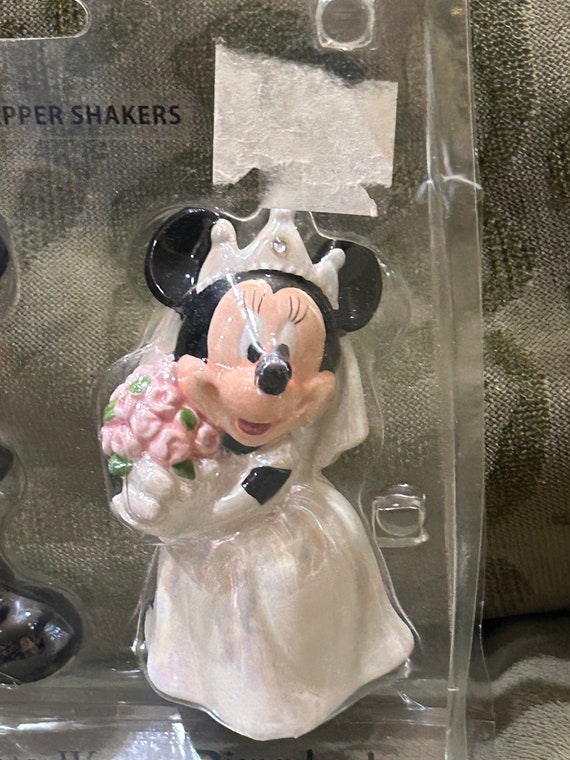 Vintage Ceramic Mickey & Minnie Walt Disney World Disneyland