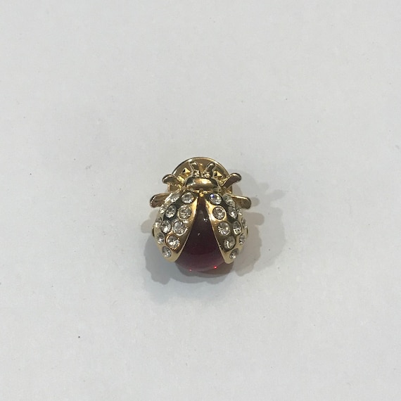 Vintage Ladybug Brooch Pin Etsy