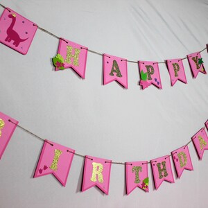 Princess Dinosaur Banner, Girl dinosaur birthday, Girl dino birthday banner, girl birthday party decor, dinosaur party decorations.
