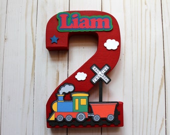 Chugga chugga two two number 2 chugga chugga two two birthday decorations, train birthday decorations, train bday centerpiece.