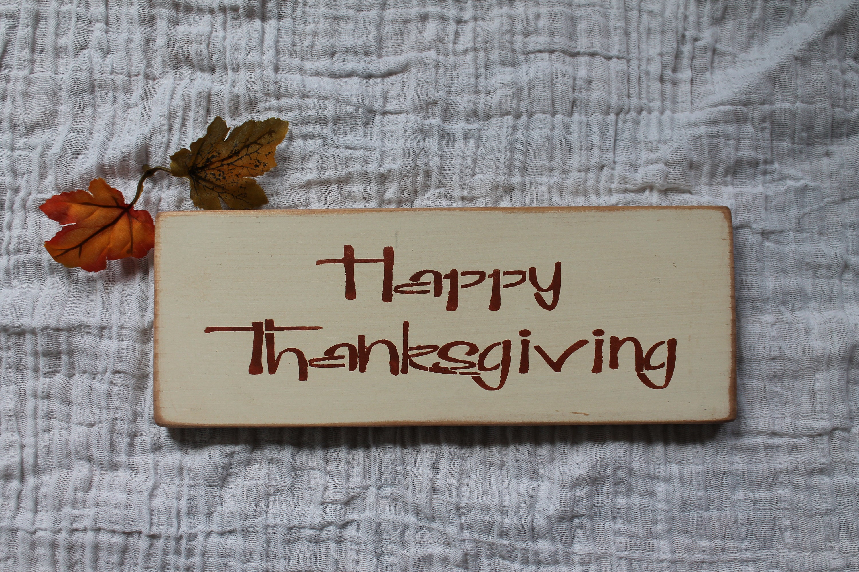 Happy Thanksgiving sign Happy Thanksgiving wood sign | Etsy