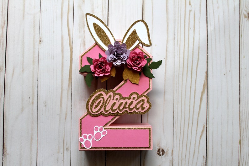 Some Bunny Is One 3D letters Some Bunny Is Two number Some Bunny Is One Birthday decorations Bunny Birthday decoration bunny