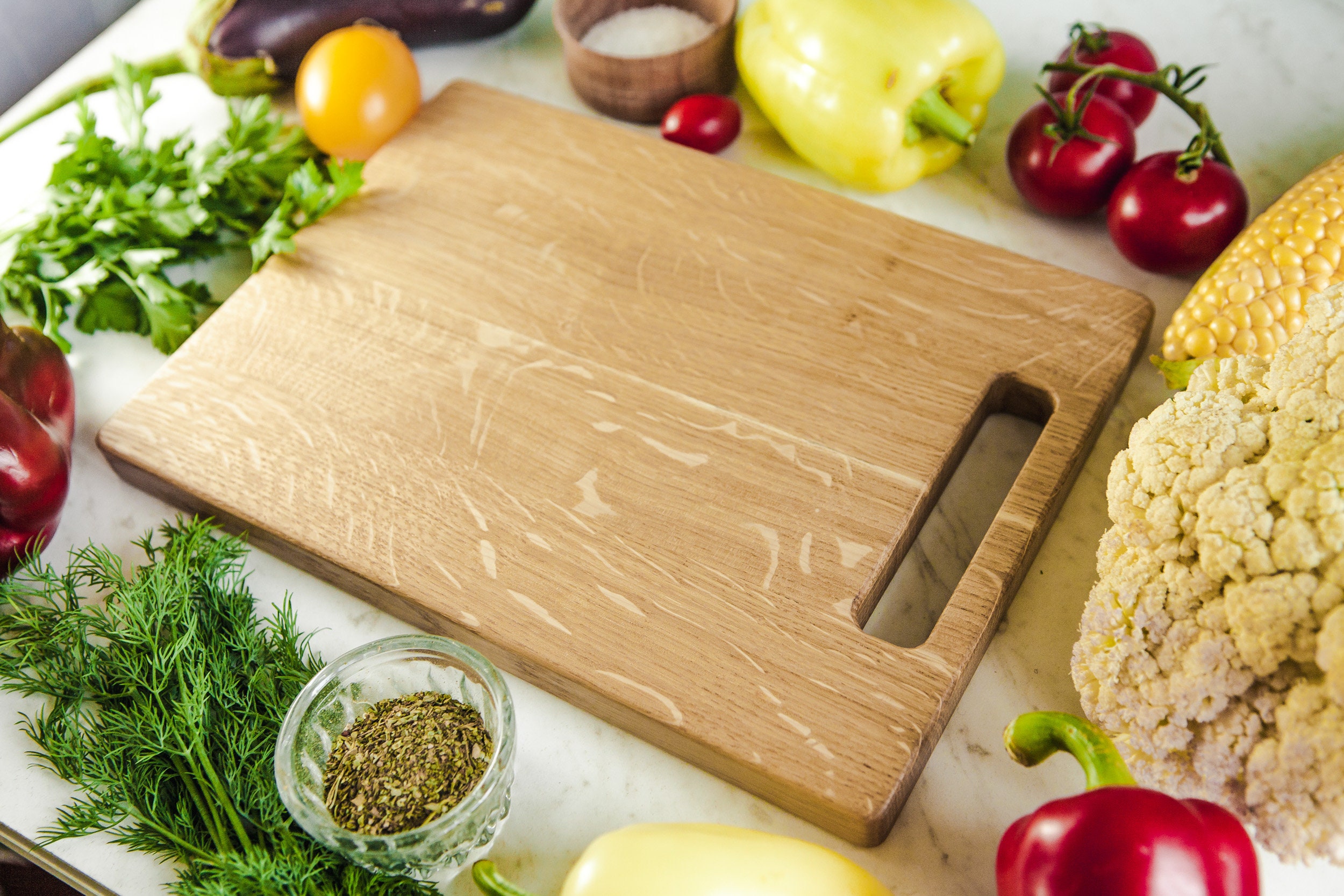 Oak Wood Kitchen Board Wooden Cutting Board Natural Wood Etsy