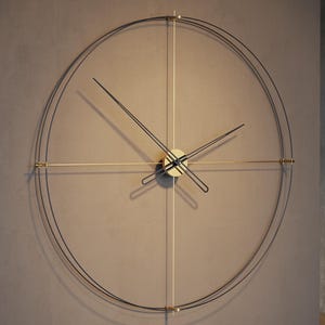 Large Wall Clock Modern, Unique Wall Clocks, Big Ben Wall Clock, Oversized Clock, Minimalist Clock, Office Wall Clock, Design Wall Clock