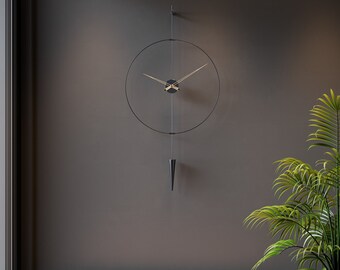 Large Wall Clock Modern, Unique Wall Clocks, Big Ben Wall Clock, Oversized Clock, Minimalist Clock, Office Wall Clock, Design Wall Clock