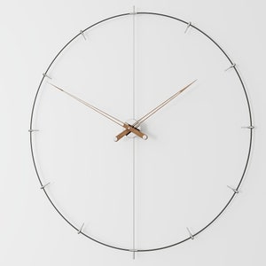 Große Wanduhr Modern, Einzigartige Wanduhren, Big Ben Wanduhr, Übergroße Uhr, Minimalistische Uhr, Büro Wanduhr, Design Wanduhr Bild 4