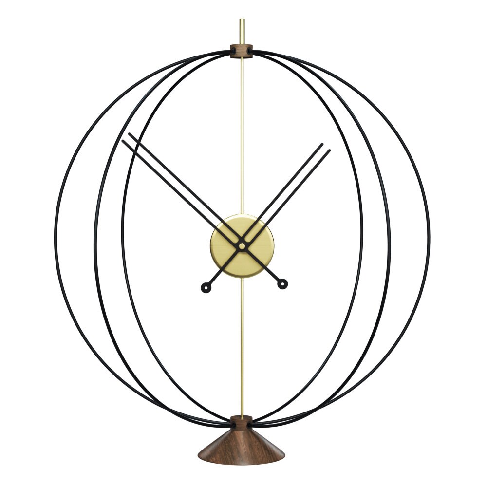 Table Clocks Modern Wood Table Clocks Clock on Stand Unique - Etsy