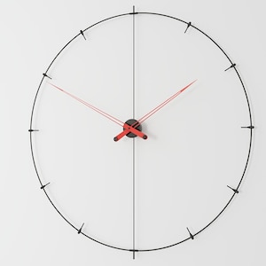 Große Wanduhr Modern, Einzigartige Wanduhren, Big Ben Wanduhr, Übergroße Uhr, Minimalistische Uhr, Büro Wanduhr, Design Wanduhr Bild 9