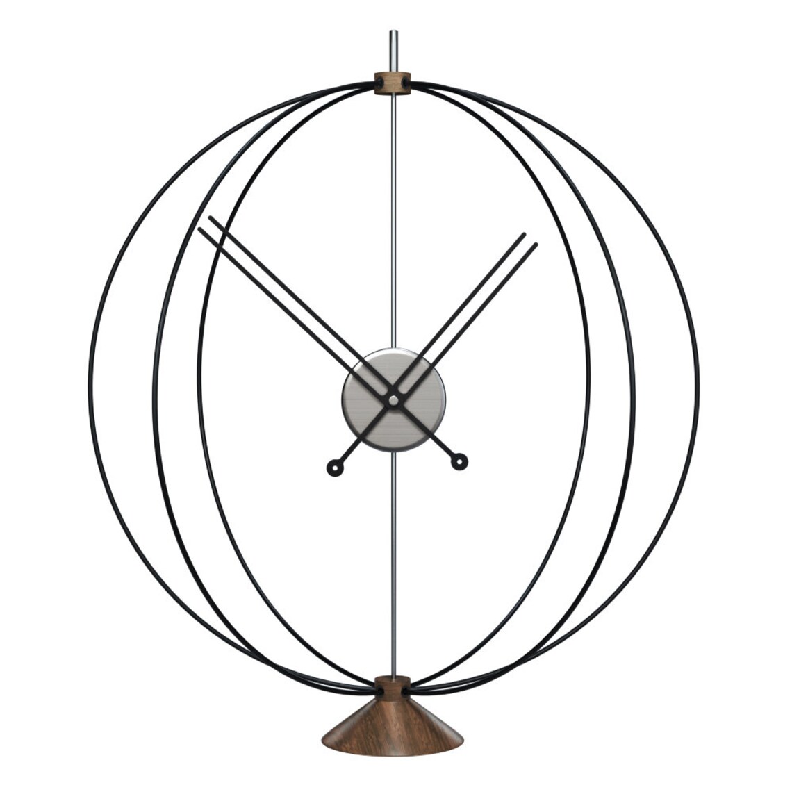 Table Clocks Modern Wood Table Clocks Clock on Stand Unique Etsy