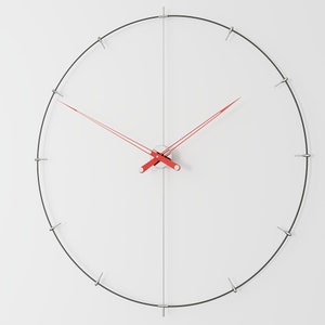 Große Wanduhr Modern, Einzigartige Wanduhren, Big Ben Wanduhr, Übergroße Uhr, Minimalistische Uhr, Büro Wanduhr, Design Wanduhr Bild 5