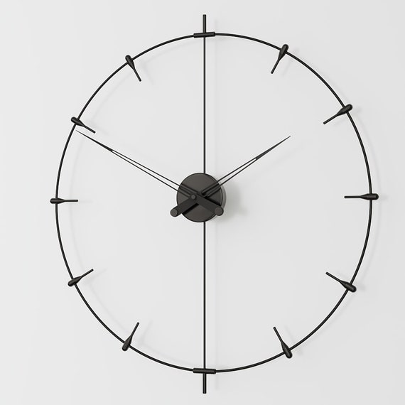 Grande orologio da parete moderno, orologi da parete unici, orologio da  parete Big Ben, orologio oversize, orologio minimalista, orologio da parete  per ufficio, orologio da parete di design -  Italia