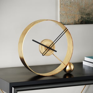 Table Clocks Modern, Wood Table Clocks, Clock on Stand, Unique Table Clock, Minimalist Table Clock, Luxury Table Clock ENDLESS ANTIQUE