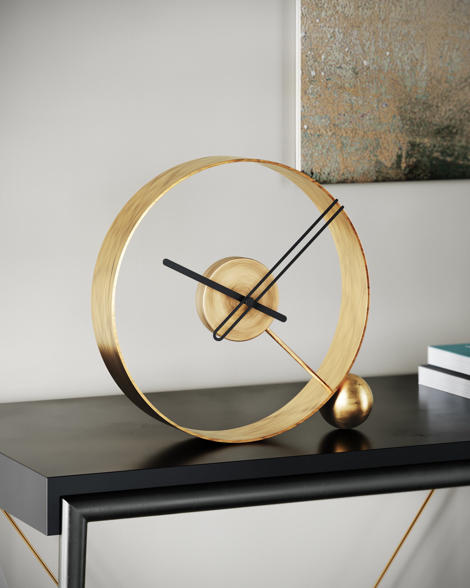 Relojes decorativos de mesa modernos sale