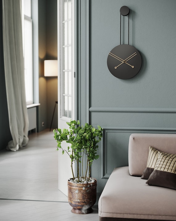 Reloj de pared moderno, relojes de pared únicos, reloj de pared Big Ben,  reloj minimalista, reloj de pared de oficina, reloj de pared de diseño,  regalo de oficina, regalo único 