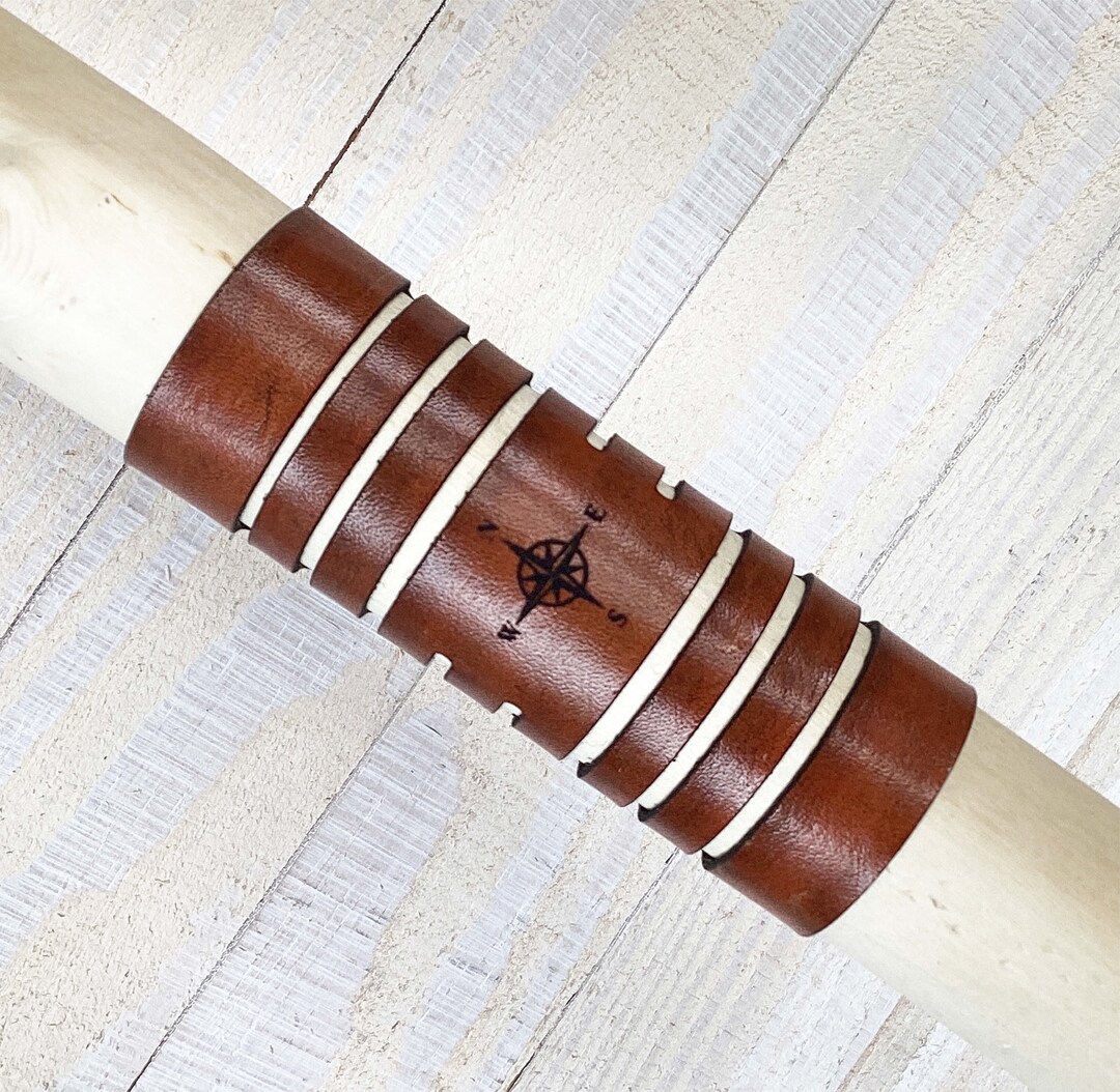 Custom Leather Walking Stick GRIP or Cane US Veteran Made USA Etsy