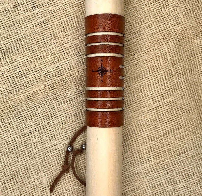 Custom Leather Walking Stick GRIP or Cane US Veteran Made USA Etsy